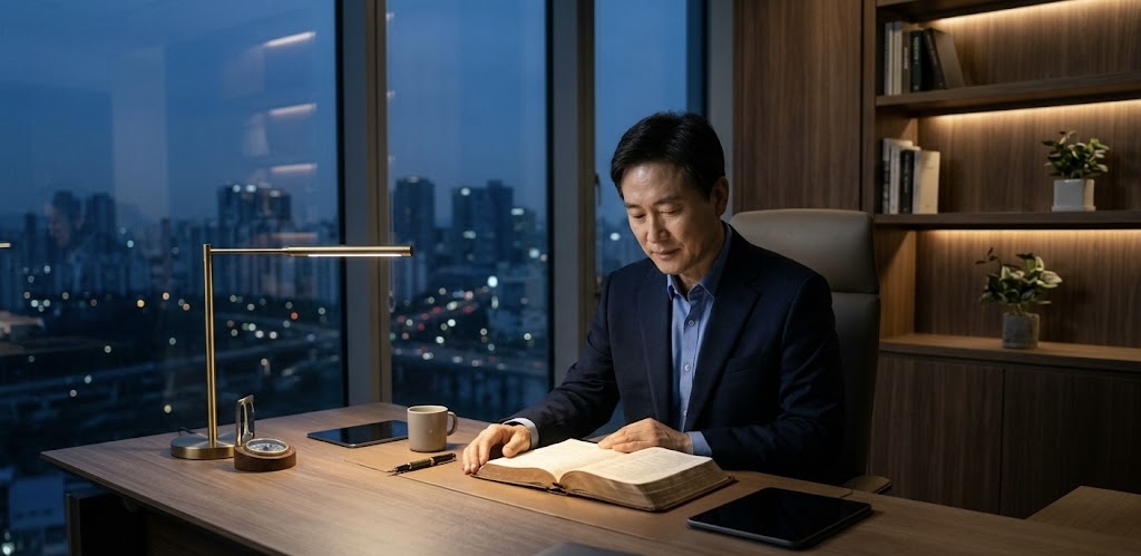 말씀은 내 발에 등이요 내 길에 빛이다: 인생의 갈림길에서 말씀이 나침반이 된다 (시편 119편 105절) – IT CEO의 새벽 잠언